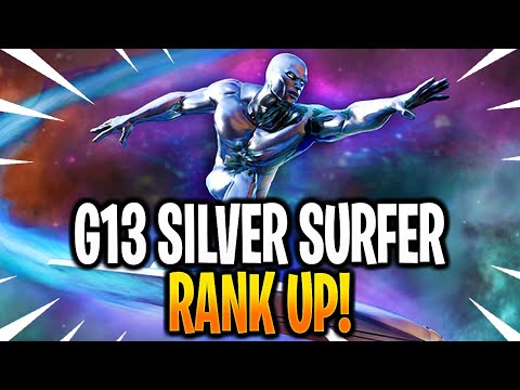 *NEW* G13 SILVER SURFER RANK UP & GAMEPLAY! - MARVEL Strike Force - MSF