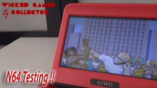 Retro Arcade 7inch / G1000 Aiwo  - Nintendo / N64 Extended Testing