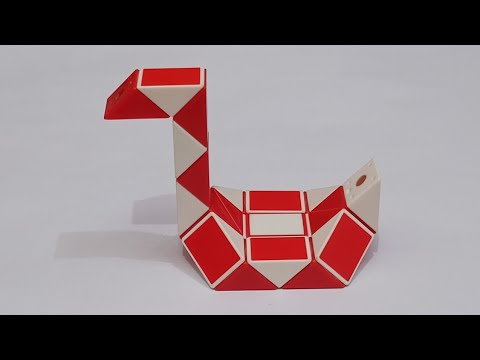 Make a Swan with Snake Cube | Snake Puzzle Pattern