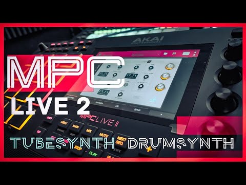 AKAI MPC LIVE 2 🎛️ Air DrumSynth + TubeSynth DEMO