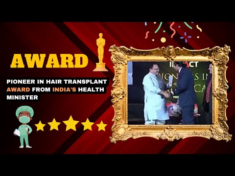 Hair Transplant Award from India's Health Minister, Best hair transplant in Punjab | #hairtransplant