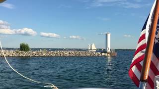 Sailing summer~~~ on West Grand Traverse Bay~~~~~ Music credits Sammy Hagar