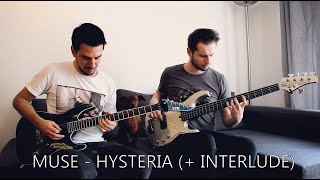 Download lagu MUSE - Interlude / Hysteria [GUITAR &  BASS COVER] mp3