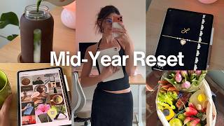 Mid-Year Reset 🧼🌷 decluttering, new goals & vision board (free checklist)