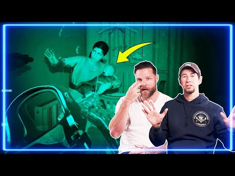 Marines REACT to Call of Duty: Modern Warfare (Clean House and The Wolf's Den) | Experts React