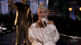 Christina Aguilera - When You Wish Upon A Star &amp; Reflection at Disney World 50th Celebration | HD