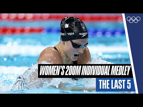 🏊‍♀️ The last five Women's 200m individual medley 🥇