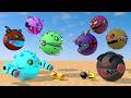 PACMAN 3D Robot Collision Dynamics Cinema 4D Physics Simulation