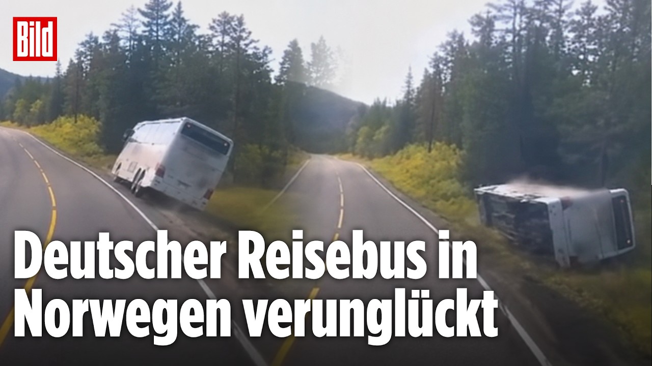 NORWEGEN: Reisebus verunglückt! Mehrere Deutsche bei Unfall verletzt