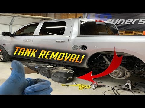 RAM 1500 Gas Tank REMOVAL - DIY -  2009-2018