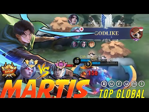 Godlike Martis VS Supreme Aamon Gameplay - Top Global Martis by★ⓚⓤⓡⓤⓜⓘ - Mobile Legends