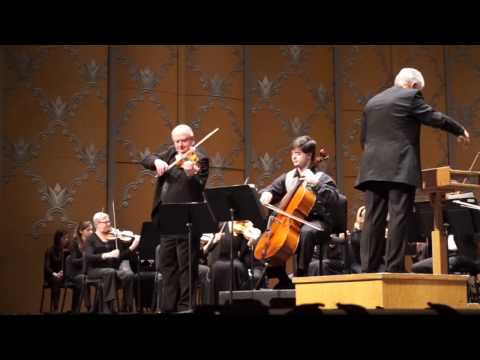 Ilya and Daniel Kaler perform Brahms concerto with the RSO