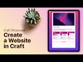 Build a Simple, Beautiful Web Page using Craft | Craft Showcase