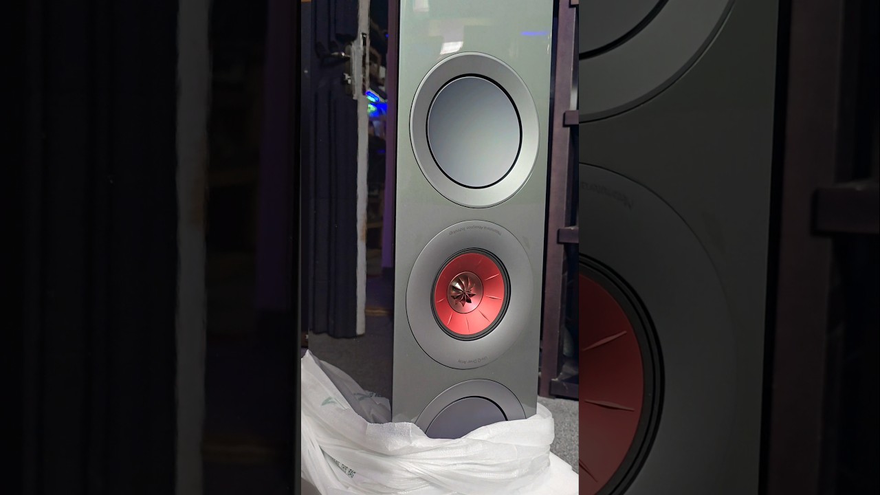 Уникальные KEF R7 meta в цвете titanium