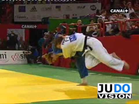 JUDO 2008 Tournois de Paris: Catherine Roberge (CAN) - Elina Paulman (FIN)
