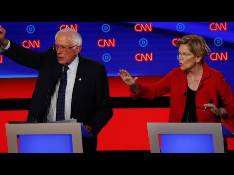 The signature domestic proposal by the top progressive candidates for the Democratic presidential nomination was attacked by moderates. Senators Elizabeth Warren and Bernie Sanders defended
