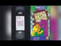 Barney S Making New Friends 1995 1995 VHS Release Canadian Release 1998 Reprint Black VHS
