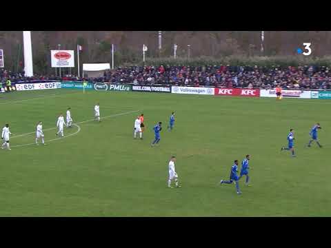 Coupe de France. FC Dieppe - RC Lens : le 1er but lensois (Moukandjo)