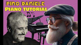 Lezione di piano n.59: Pino Daniele &#39;A me me piace &#39;o Blues&#39;, tutorial