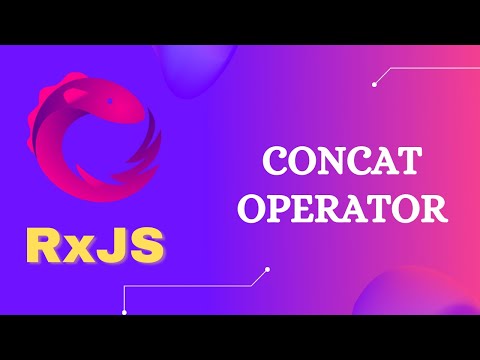 70. RxJS Concat Operator. Learn RxJS Join Creation Operator Concat - RxJS