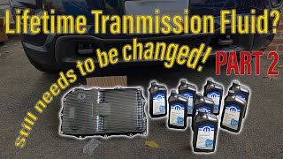 Grand Cherokee OWNERS: Replace the "lifetime" filter and fluid in your ZF 8HP Transmission Part 2