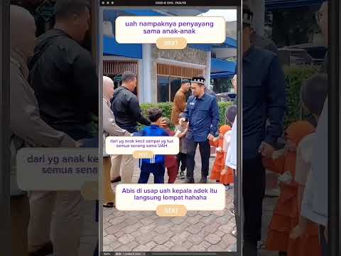 Anak Kecil Lompat Setelah diusap UAH#uah#pendakwah#vidoeshort#viralvideo