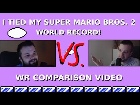 I TIED MY WORLD RECORD - Super Mario Bros. 2 World Record Comparison
