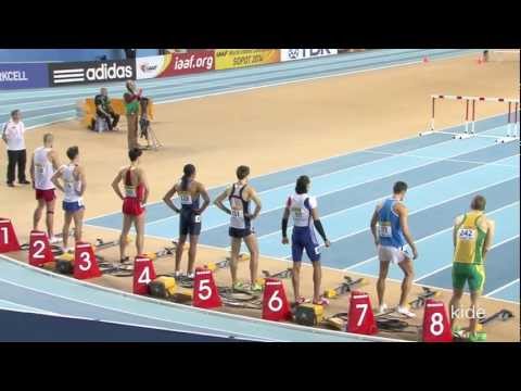 Aries Merritt won 60mH final in Istanbul 2012