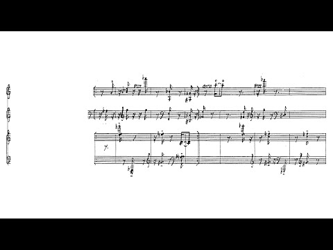Morton Feldman - Trio (1980) for violin, cello and piano