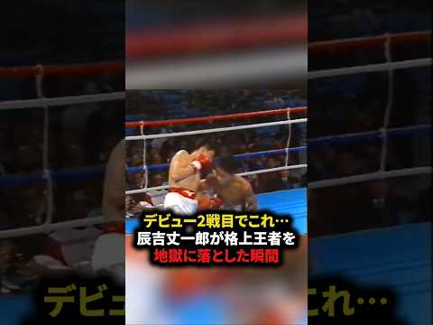 デビュー2戦目でこれ⋯辰吉丈一郎が格上王者を地獄に落とした瞬間　#格闘技#ボクシング