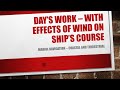 Day S Work With Effect Of Wind And Leeway On Ship S Course