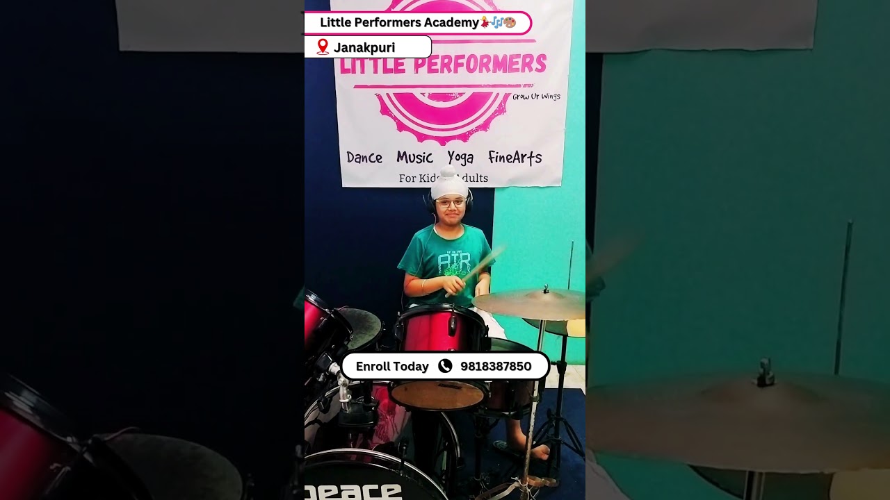 Watch our little rockstar jam out to the iconic Smells Like Teen Spirit!  #shorts #drums