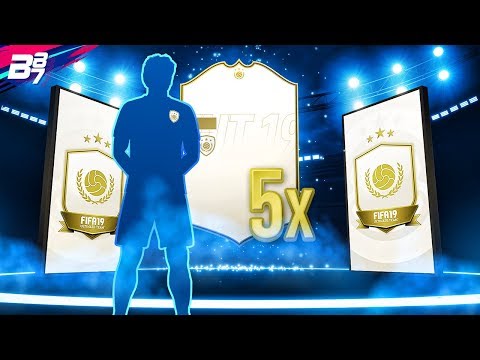 INSANE BASE ICONS PACKED! 5x BASE ICON SBC PACKS! | FIFA 19 ULTIMATE TEAM