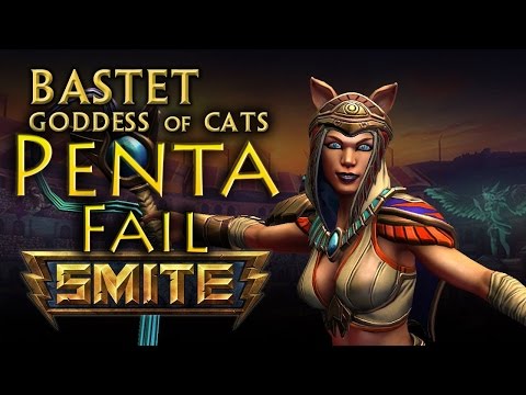 PRIMER PARTIDA CON BASTET | PENTA FAIL (SMITE | PS4)