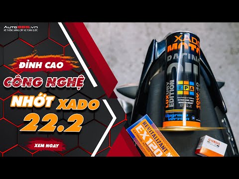 Review nhớt cao cấp Xado Racing 22.2 cho xe máy 4 thì