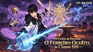 🔥999 Ciclos de Derrota: O Ferreiro Oculto de Classe SSS#dublado pt-br#animeação