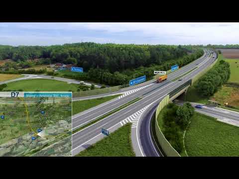 ŘSD ČR - Dálnice D7 Slaný - hranice Středočeského kraje, zkapacitnění silnice