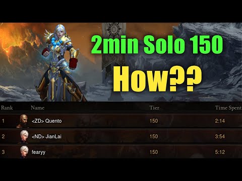 How Monks are clearing GR150 Solo in 2min on the Season 25 PTR