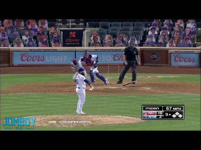 Shortstop Luis Guillorme pitches an easy 1 2 3 inning, a breakdown