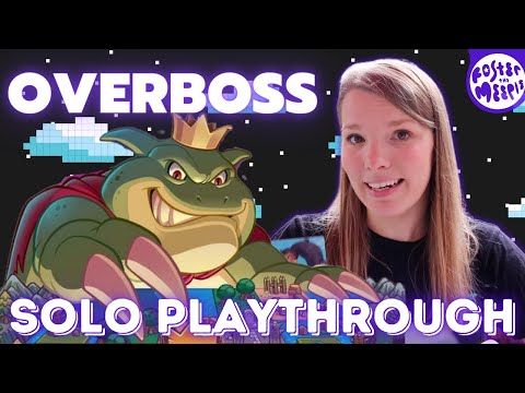 Overboss Solo Playthrough | A Boss Monster Adventure | Solo Board Game