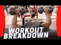 WORKOUT BREAKDOWN | CHEST & BICEPS