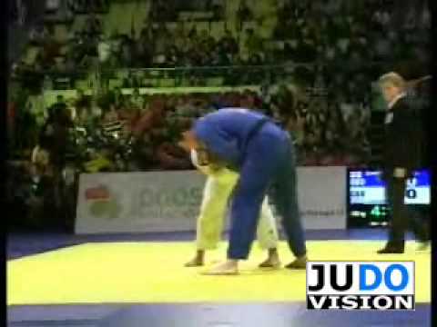 JUDO 2008 European Championships: Levan Zhorzholiani (GEO) - Peter Cousins (GBR)