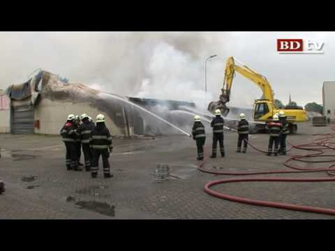 Brand bij Cehave in Veghel