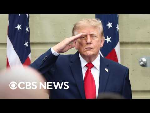 Watch: Trump remarks on 9/11 at the Pentagon 25 years since terrorist attacks