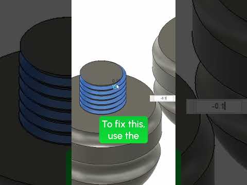 How to 3D Print better threads #3dprinting #fusion360 #design