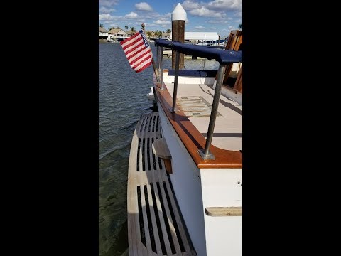 Wet exhaust at idle. CHB-34 1978 Trawler. Ford Lehman 120 hp marine diesel with 454 hours only