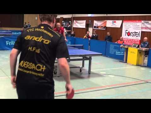 Jaslovski vs H Fuss 2 Effeltrich vs Holzhausen 20151107 Tischtennis Regionalliga 6