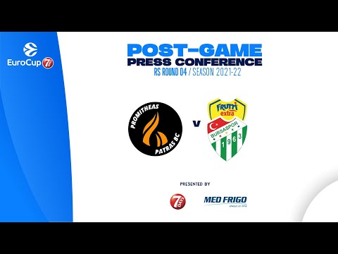 Press Conference Promitheas Patras - Frutti Extra Bursaspor