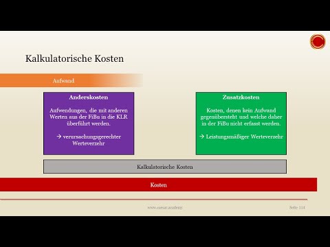 Kalkulatorische Kosten - 👨🏼‍🎓 EINFACH ERKLÄRT 👩🏼‍🎓
