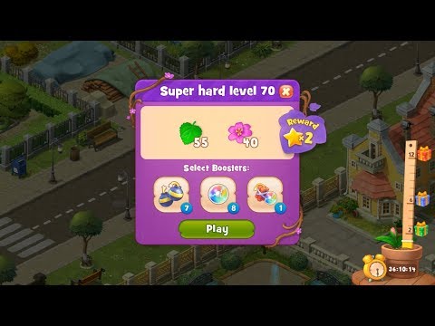 Gardenscapes Level 70 HD 1080p